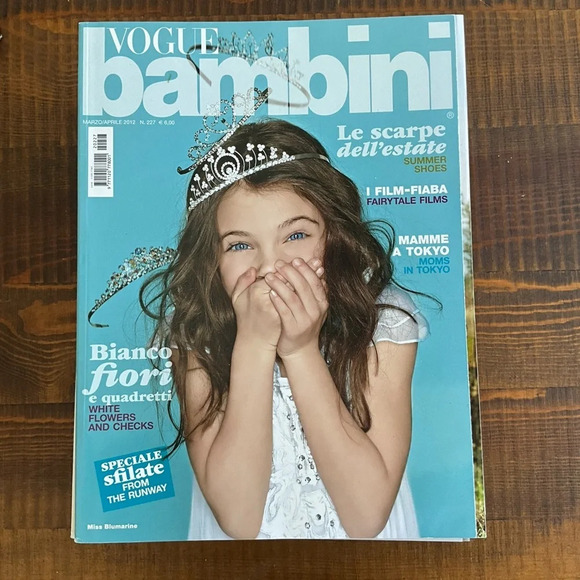 Magazine Vogue Italia Bambini 227 March / April 2012 kid Children - Picture 1 of 1